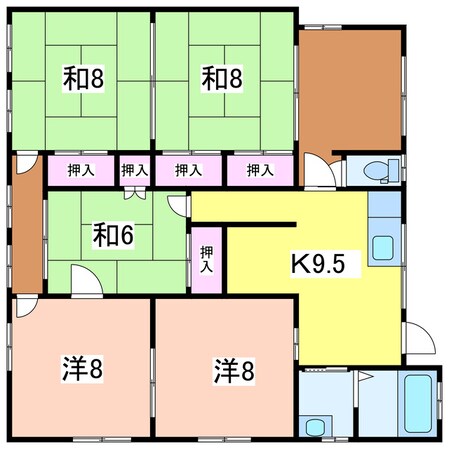 関屋駅寿ハイツの物件間取画像